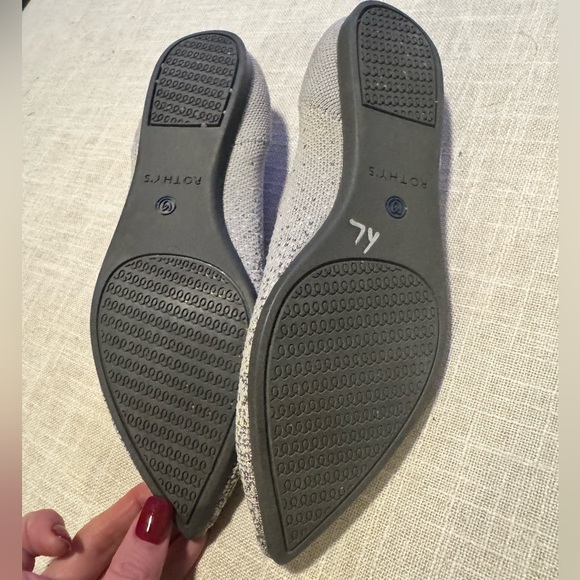 Rothy's The Point Flat Star Dust Size 7 - Picture 2 of 4